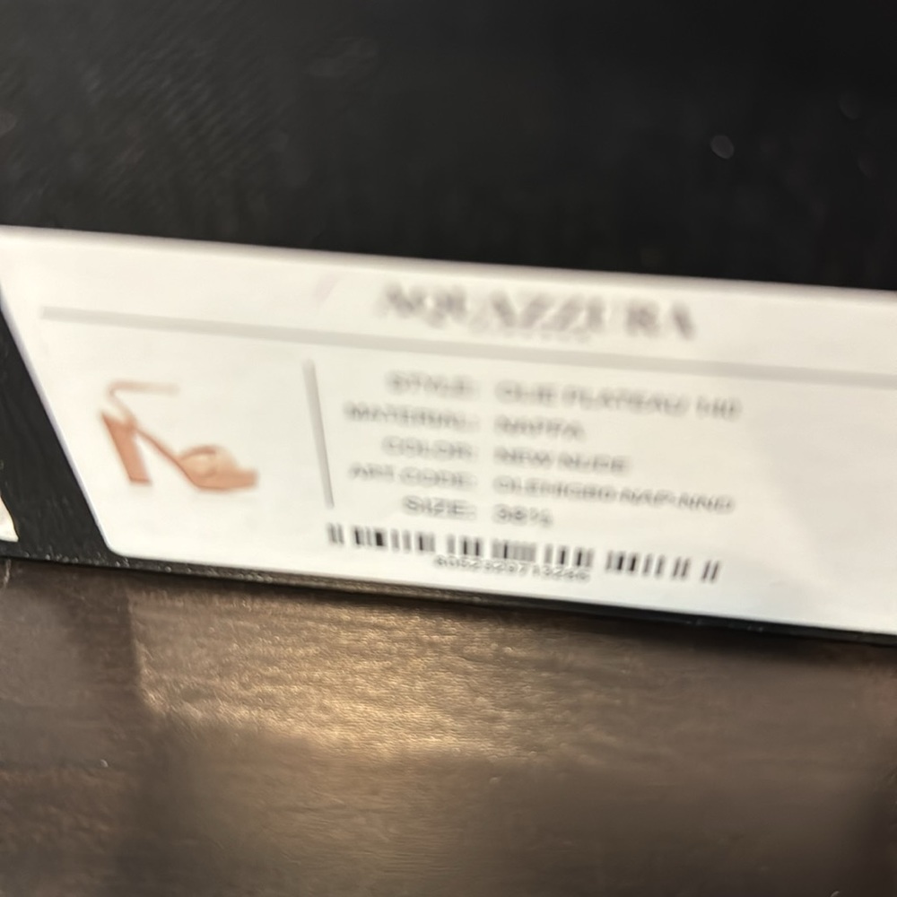 Aquazzura nude platform ollie sandal brand new - Picture 6 of 6